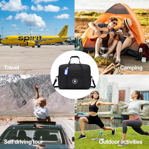 Black 18x14x8 Inch Travel Duffel Bag K152