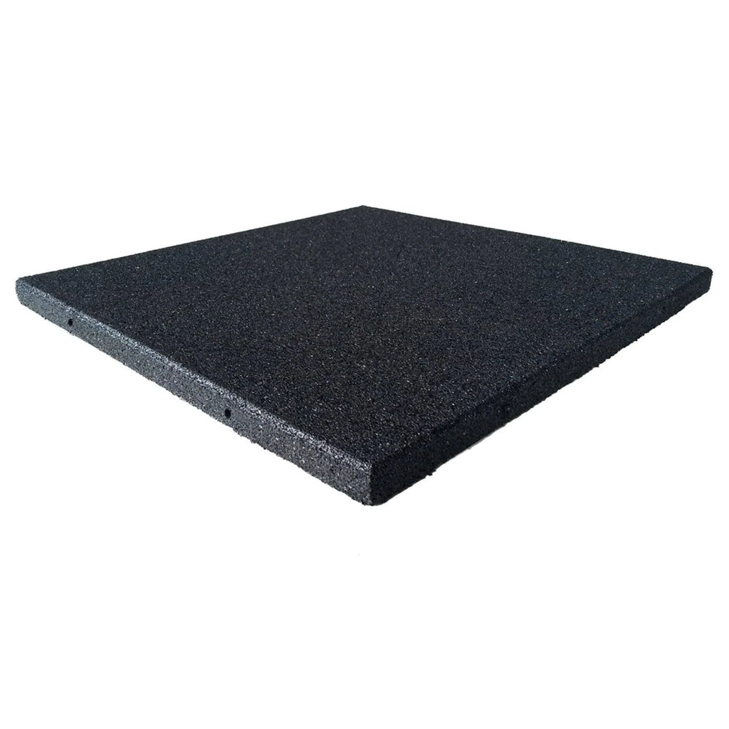 Interlocking Rubber Flooring Tiles, Coal, 3 Pack, 20 x 20 x 1 in. V319005