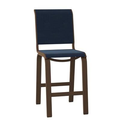 Textured Graphite/Navy Patio Bar Stool Z81594