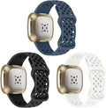 3-Pack Soft Silicone Breathable Sport Band with Air Holes Q8659