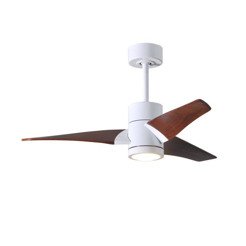 Textured Bronze and Matte White Ceiling Fan V47025