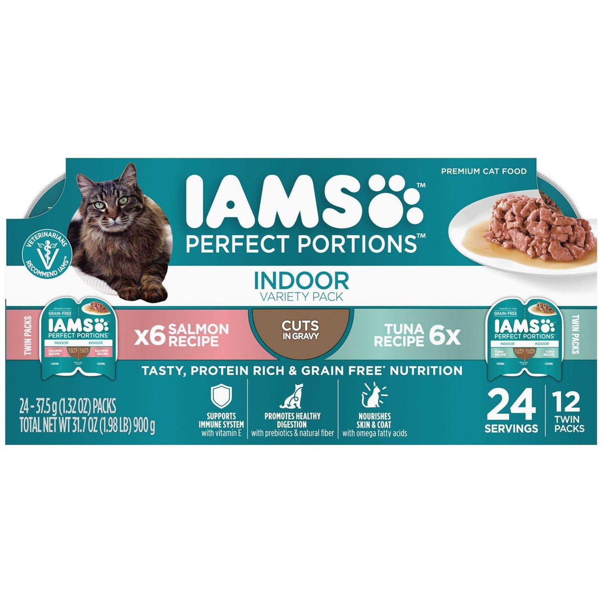 Grain Free Wet Cat Food Cuts in Gravy Tuna Recipe A236