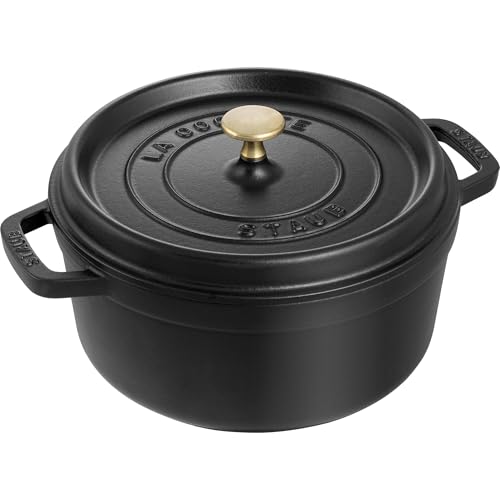 Black Matte Cast Iron Dutch Oven 5.5-qt X208916
