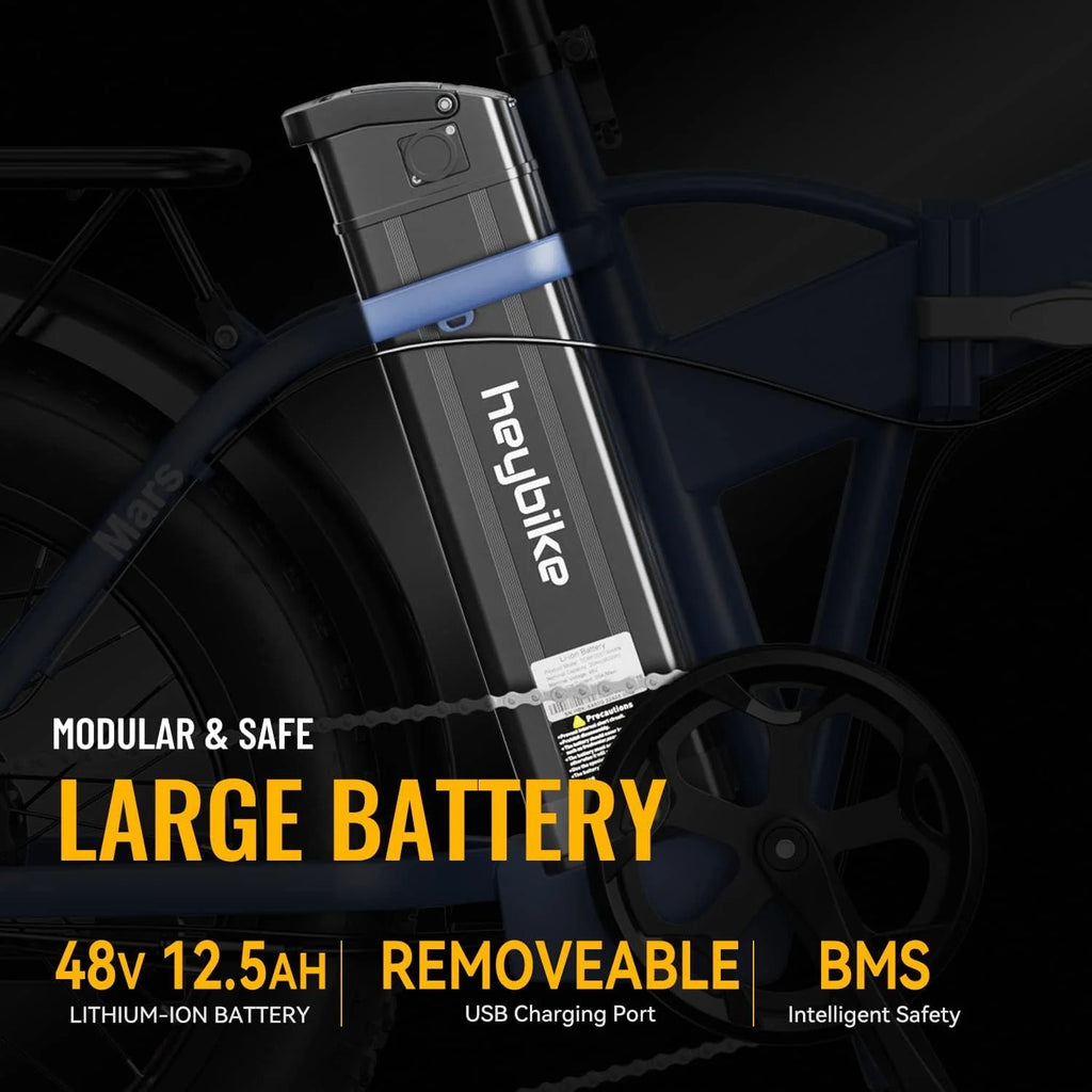 Foldable 20 x 4.0 Fat Tire Electric Bike with 500W Motor H25544