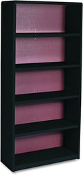 Black 5-Shelf Bookcase C72291