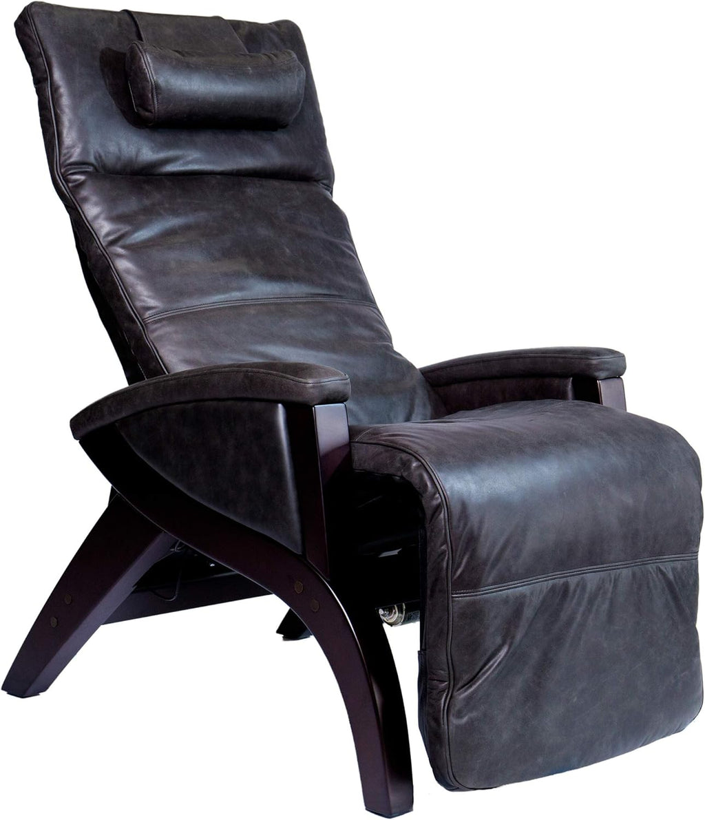 Pepper Leather Zero Gravity Recliner A43244