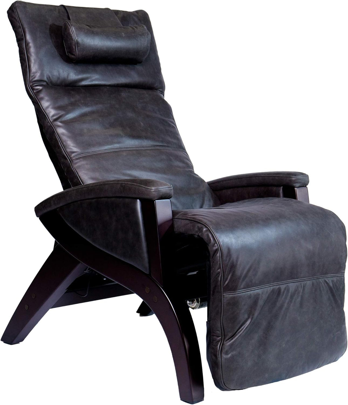 Pepper Leather Zero Gravity Recliner A43244