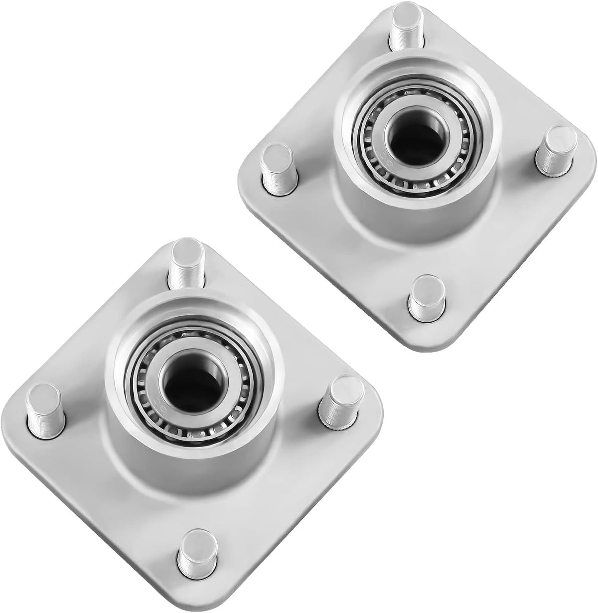 2PC Front Wheel Hub with Bearing Aluminum Q187412