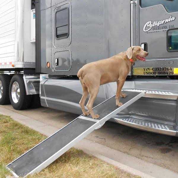 8 ft Lightweight Portable Folding Aluminum Pet Ramp W493545