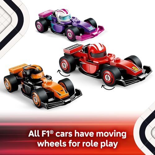 6 Pack Building Set Race Cars F50236