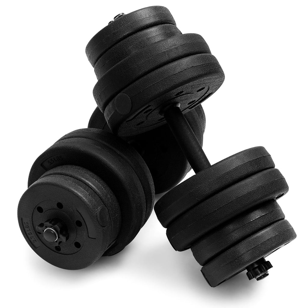 66 LB Dumbbell Weight Set with 16 Adjustable Plates V820079