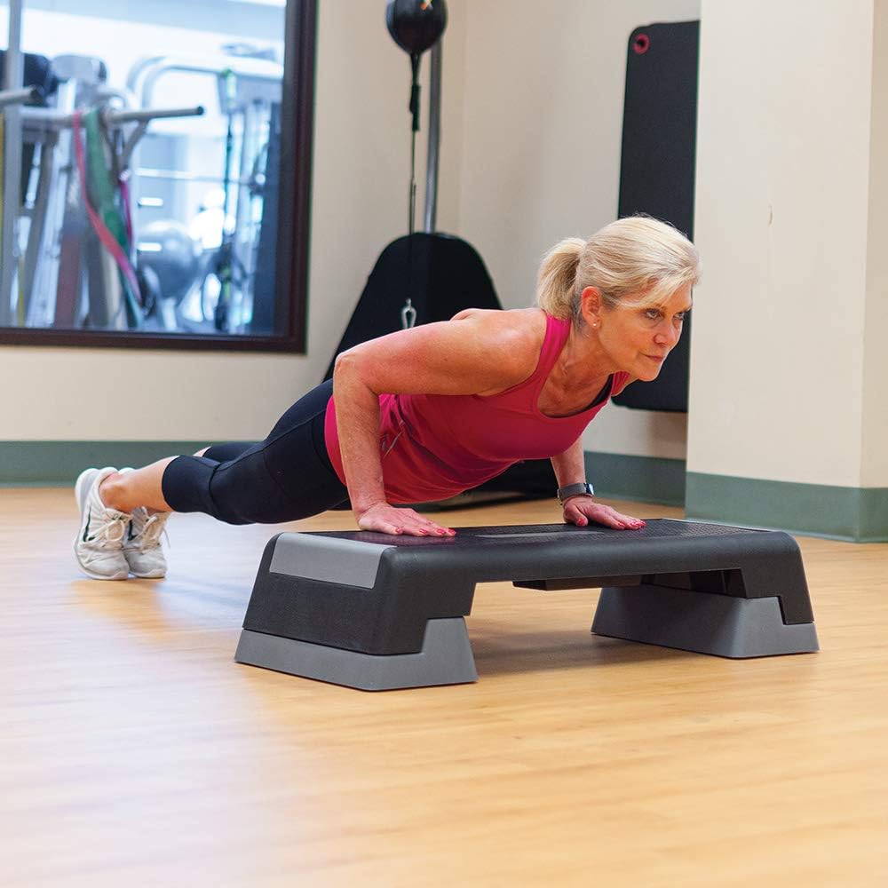 Gray/Black Aerobic Step Platform L906