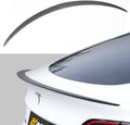 Matte Carbon Fiber Rear Trunk Spoiler W266506