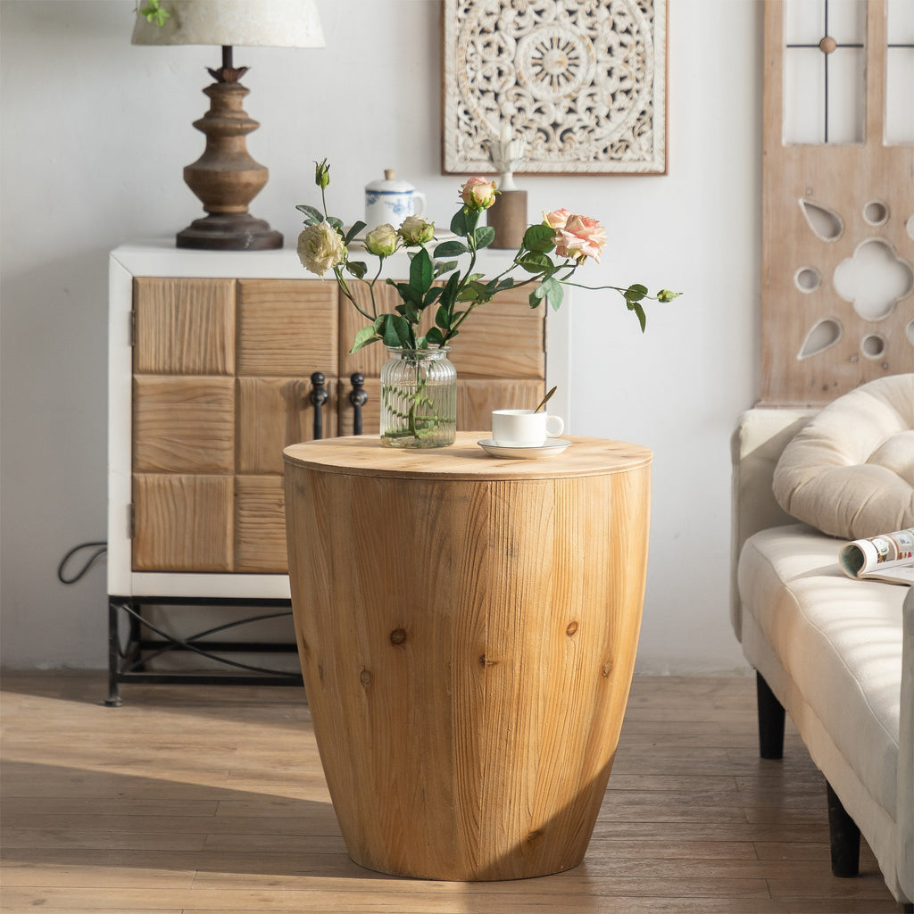 Vintage Style Bucket Shaped Coffee Table O87743