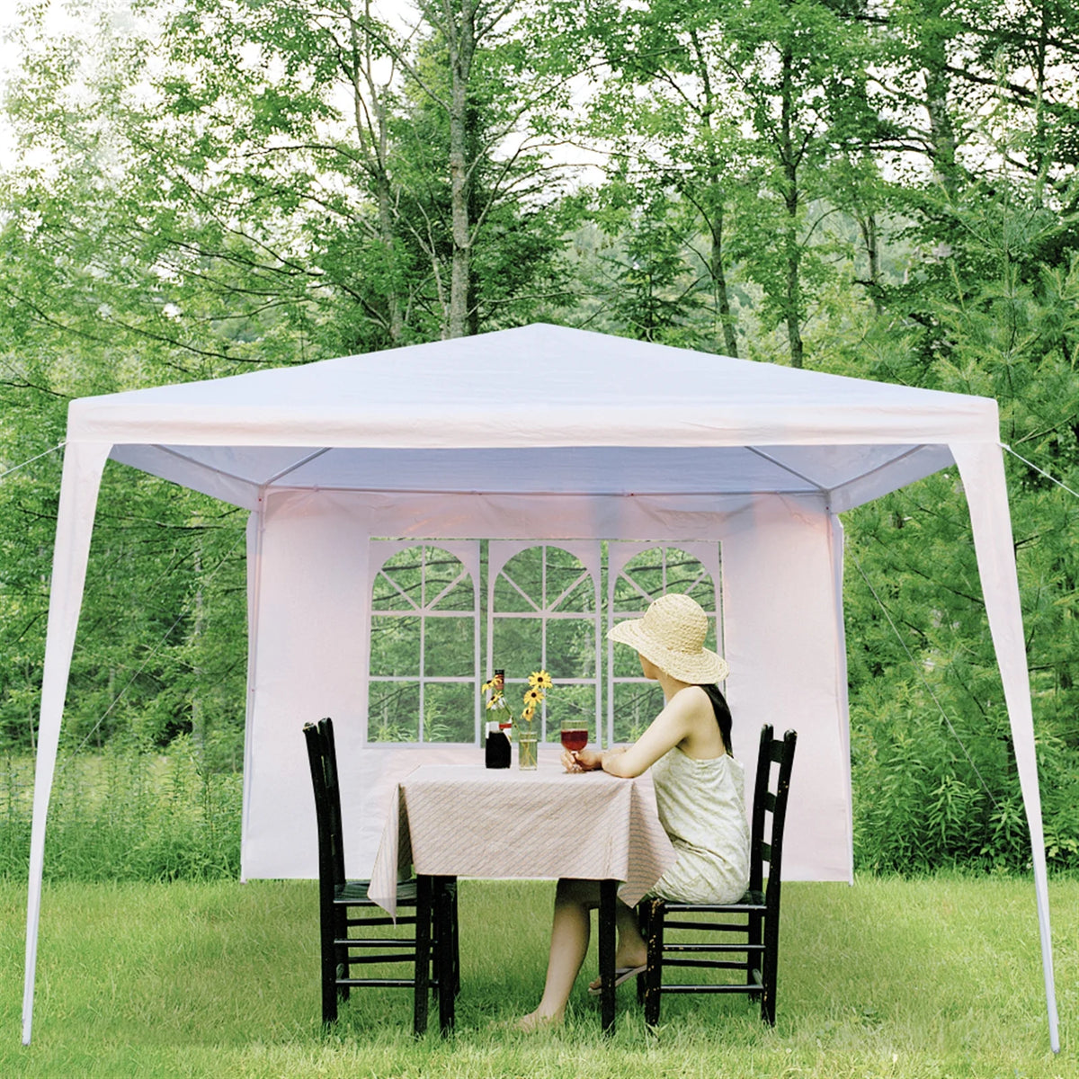 3 x 3 m 4 Sides Waterproof Tent with Spiral Tubes F655919