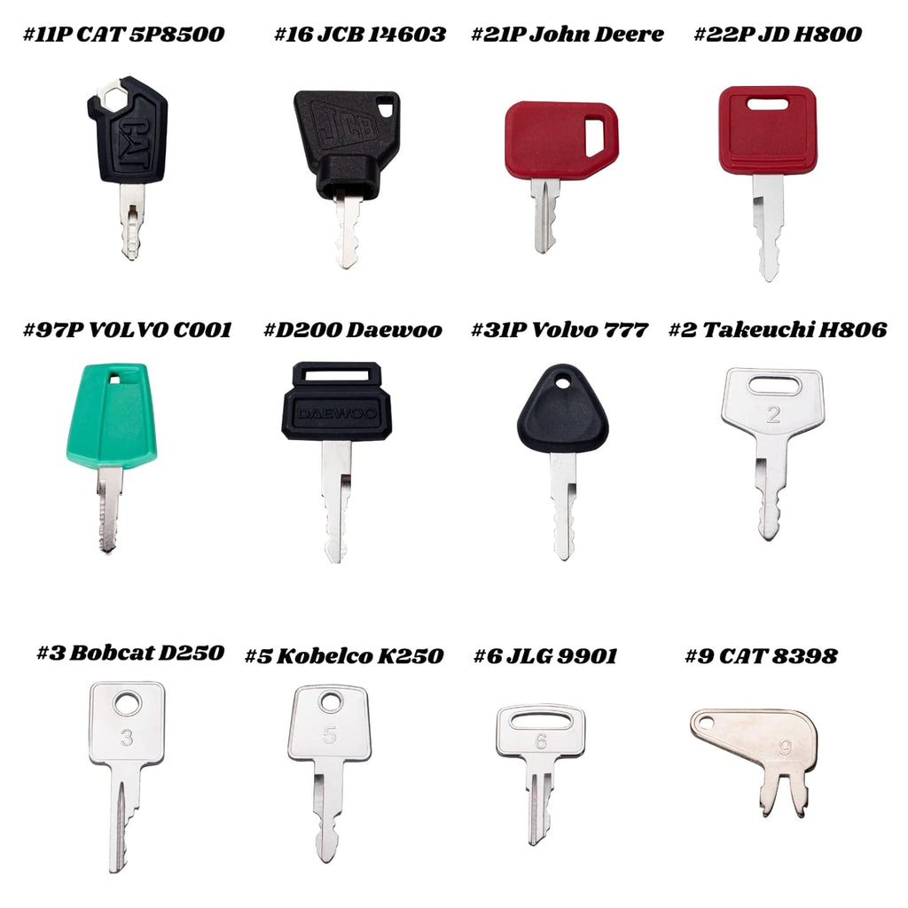 67 Keys Master Construction Ignition Key Set N24128