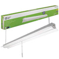 4 ft White LED Shop Light Fixture 4 Pack P404550