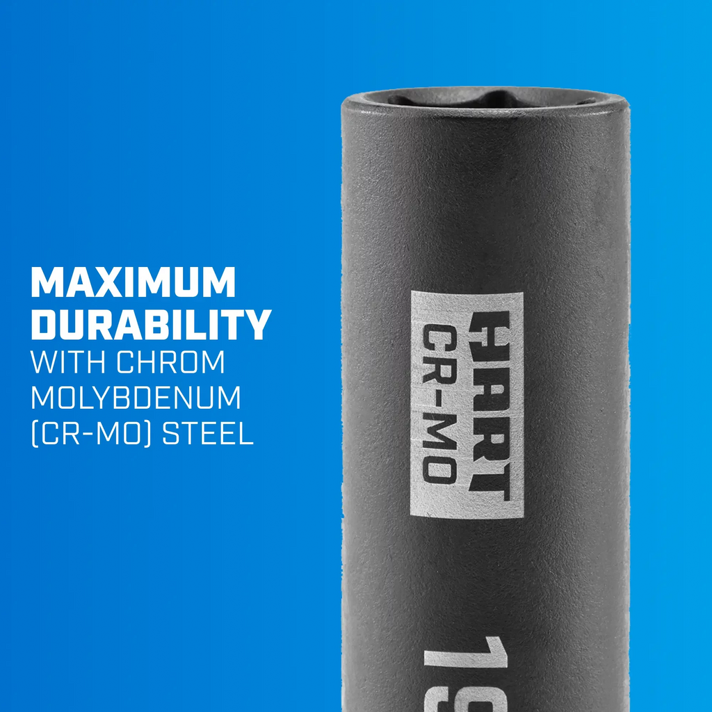 11 Piece 1/2 CR-MO Impact Rated Socket Set J87473