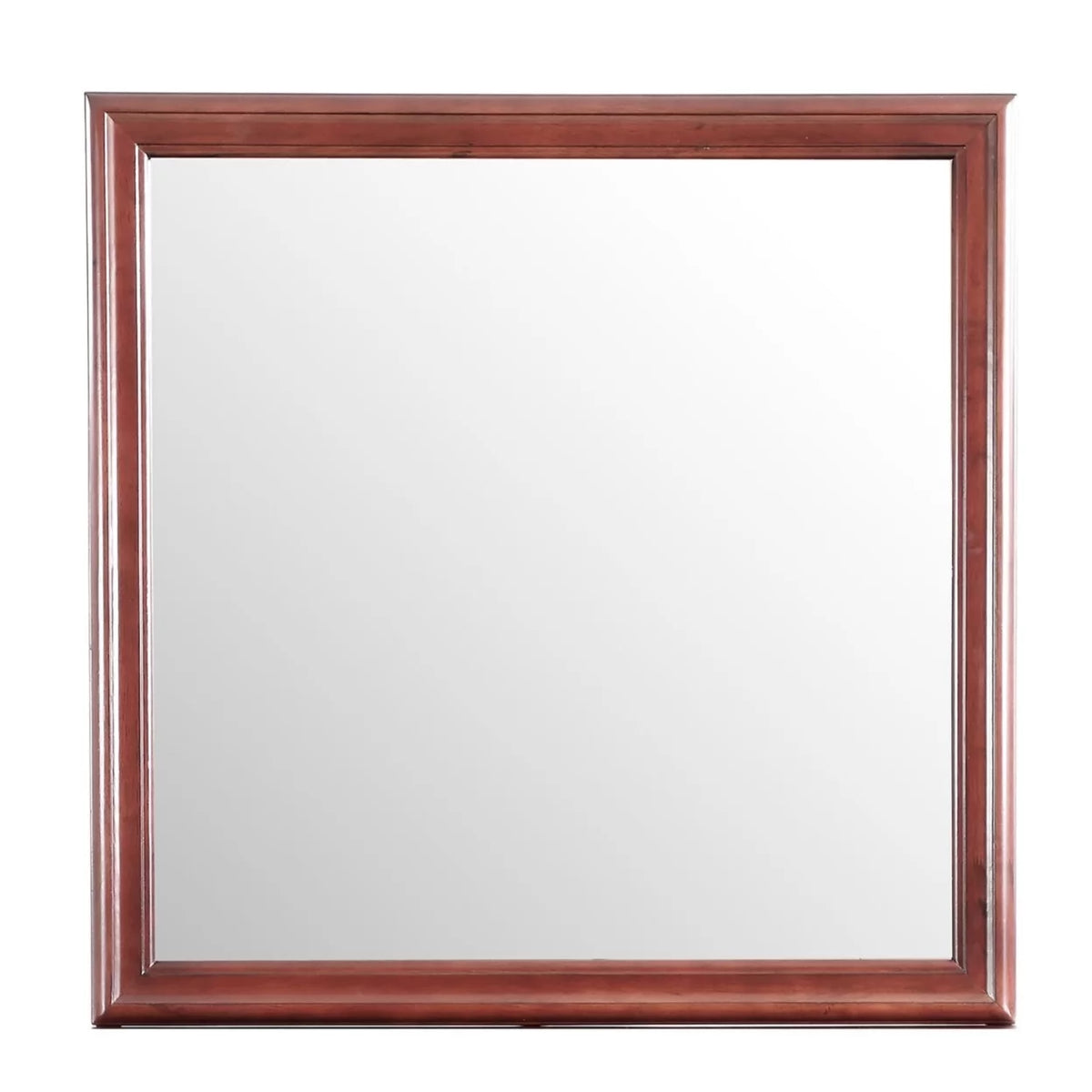 38 in. Square Wood Framed Dresser Mirror E908221