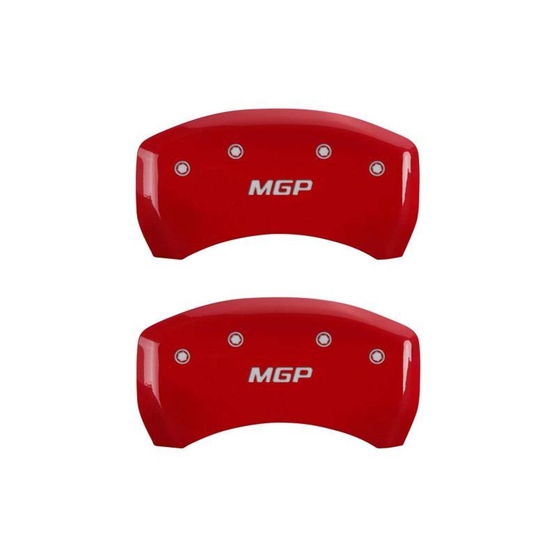4 Caliper Covers Yellow Finish Black G691