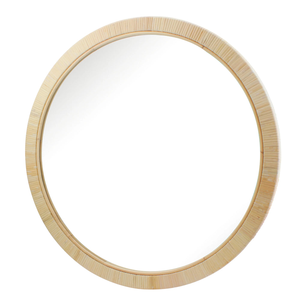 Rattan Round Wall Mirror T297