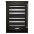 Black Stainless 46-Bottle Dual Zone Wine Cooler B52224