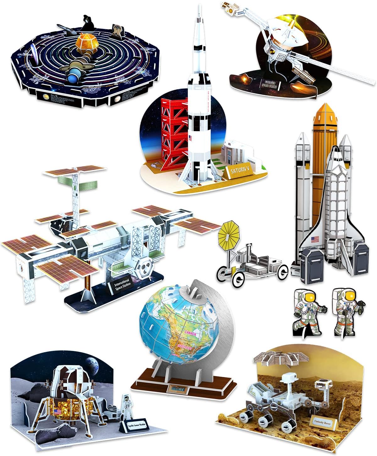 3D Puzzles Outer Space Toys 377 Pcs STEM Toys M208