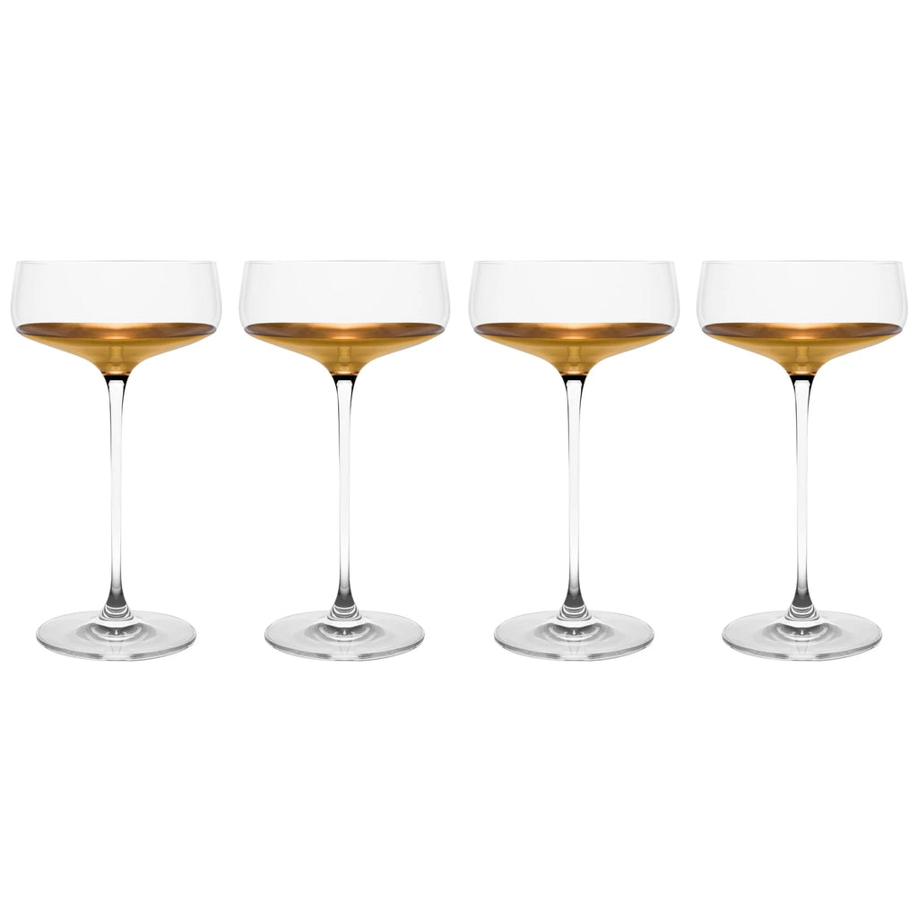 Handmade Glass Champagne Saucer Y5274