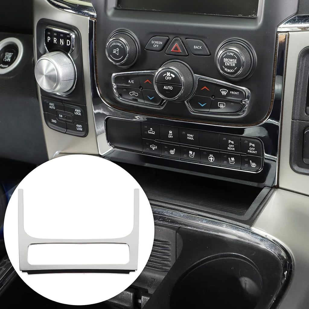 Chrome ABS Center Console Panel Trim Cover Pack of 2 E60349