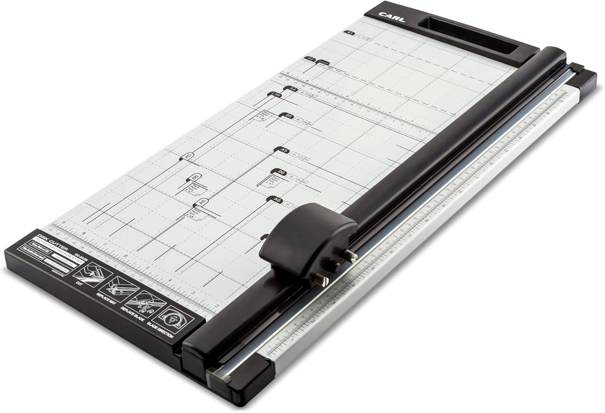 18 inch Rotary Paper Trimmer, Metal Base, 15 Sheet Cutting Capacity, Pack of 2 F28543