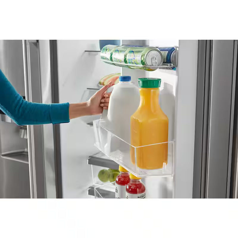 36 in. 25 cu. ft. Side-by-Side Refrigerator Stainless Steel T223