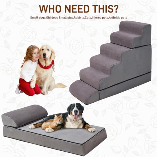 30 inch 6 Tier Non-Slip Pet Stairs C392