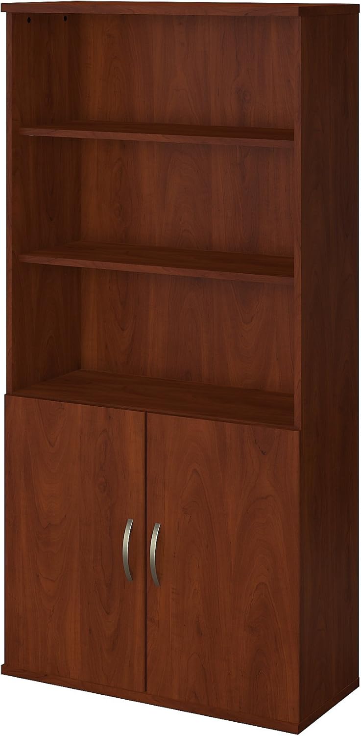 36W 5 Shelf Bookcase with Doors M938
