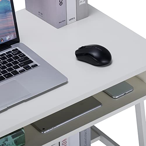 White W31.5*D19*H29.5 Wood Corner Desk Y63012