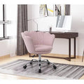 Pink Linen Task Chair Z6515