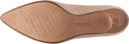 Leather Pumps, Size 7 Medium, Nude E4193