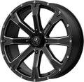 Black/Milled 20x7 Wheel Rim P30881