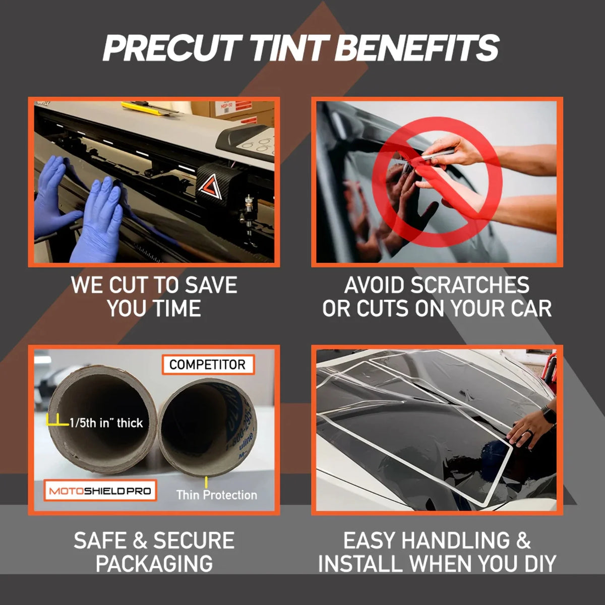 Ceramic Window Tint Film Front Windshield 70% Z3076