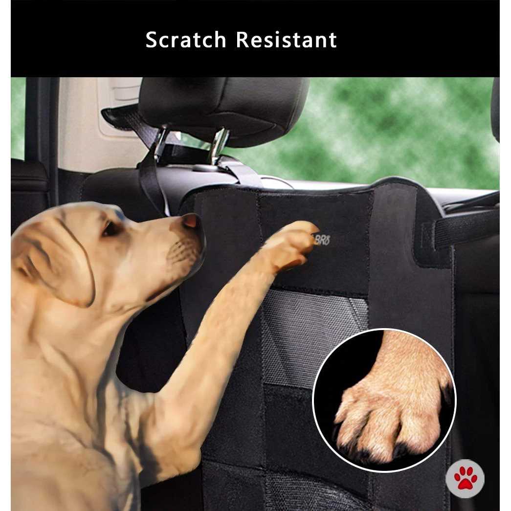 Padded Durable Nylon Dog Car Backseat Barrier W262448