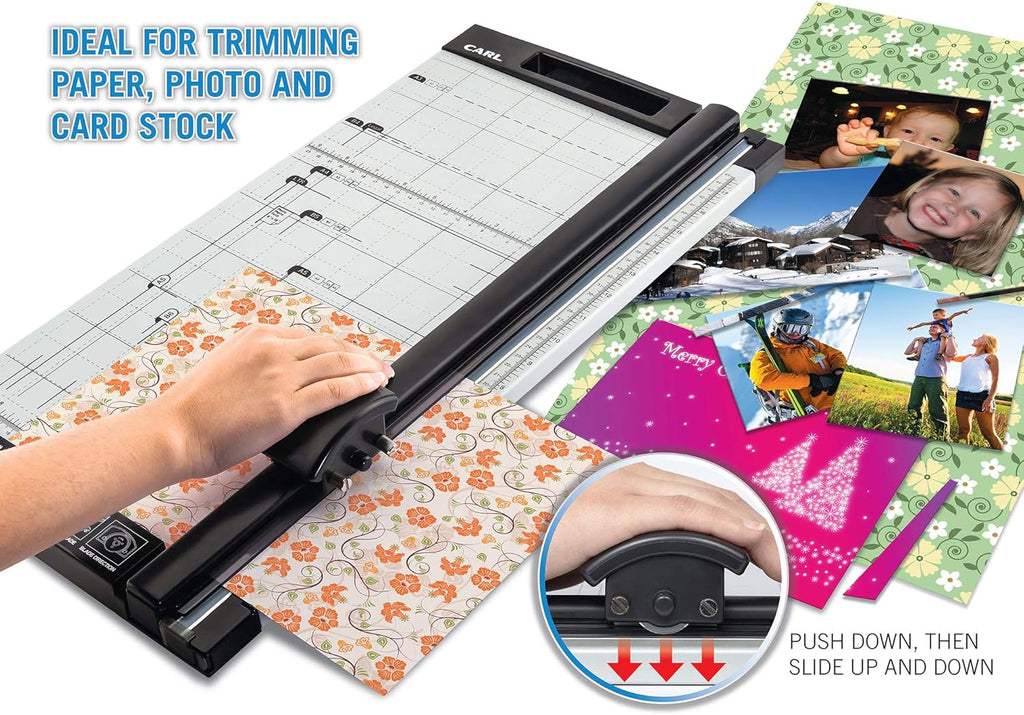 18 inch Rotary Paper Trimmer, Metal Base, 15 Sheet Cutting Capacity, Pack of 2 F28543