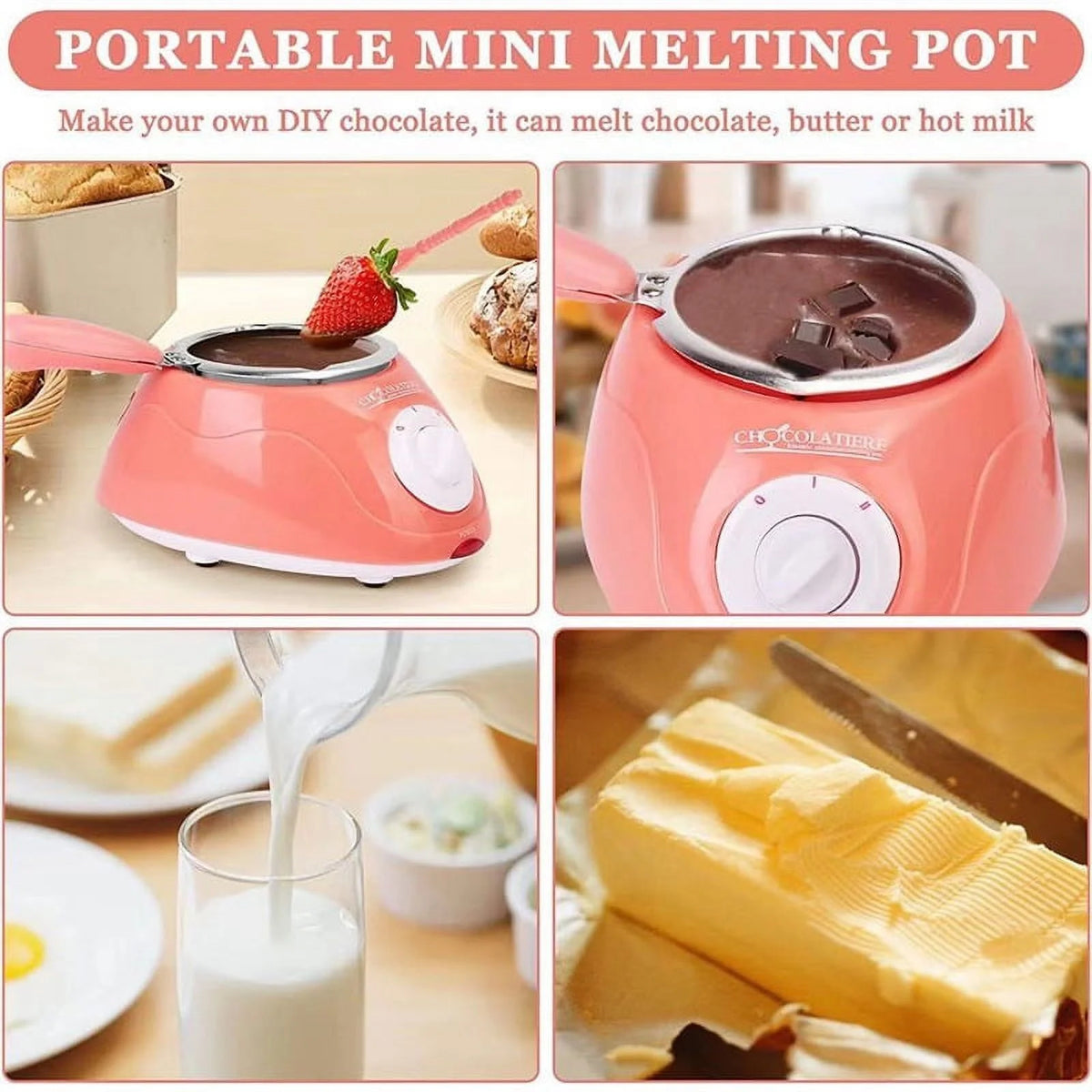 MINI Electric Chocolate Fondue Set A11681