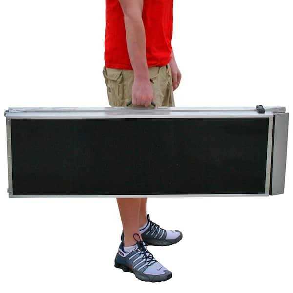 8 ft Lightweight Portable Folding Aluminum Pet Ramp W493545