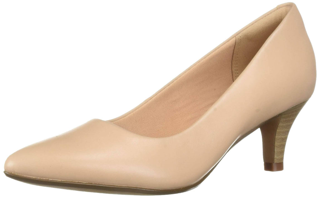 Leather Pumps, Size 7 Medium, Nude E4193