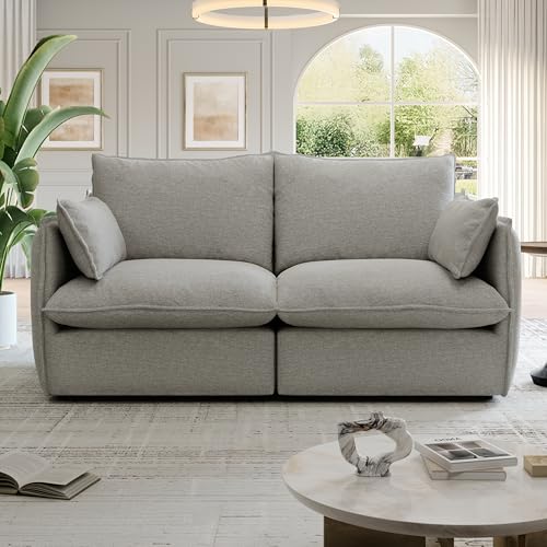 Dark Gray Waterproof Down Filled 5 Seater Modular Sectional Sofa C235509