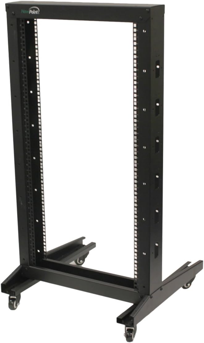 4ft 22U 2-Post Network Server Rack with Casters X62600