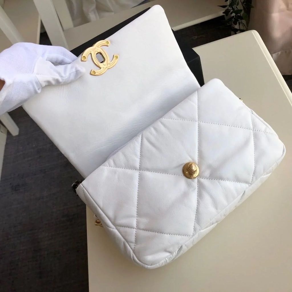 White Handbag U781