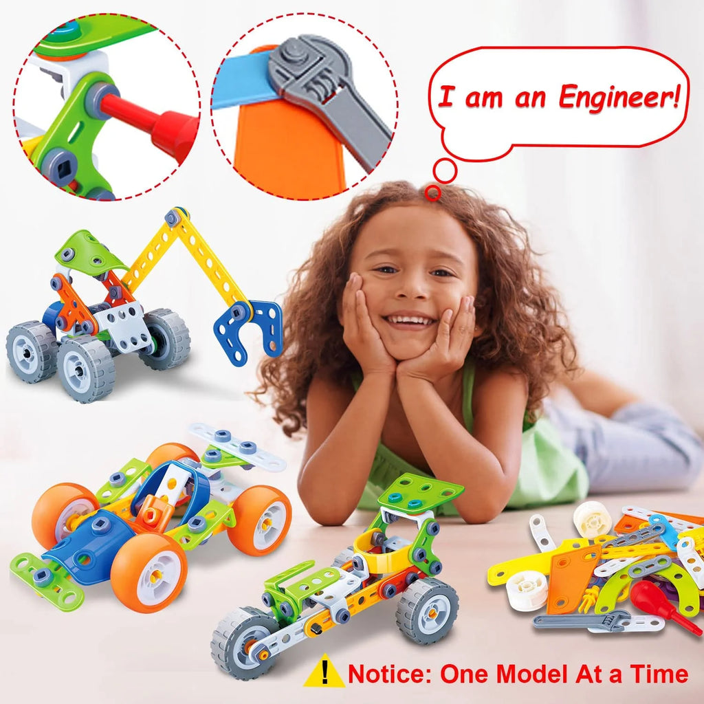 167 Pieces STEM Toy Building Blocks Set T859805