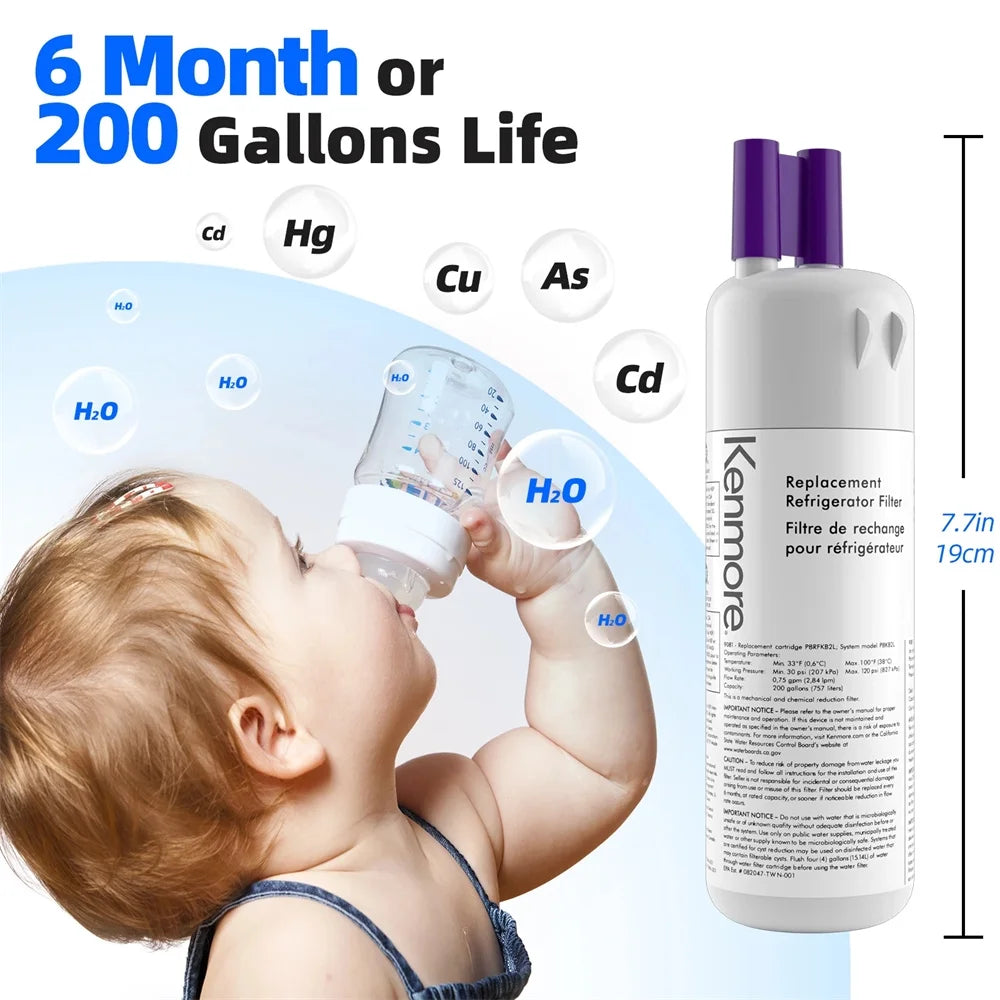 3 Pack Refrigerator Water Filter O584
