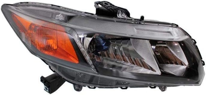 Headlight Assembly Pair for Honda Civic 2012 Hybrid W496660