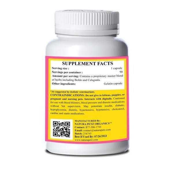 Pancreas Support Capsules for Dogs Cats I22027